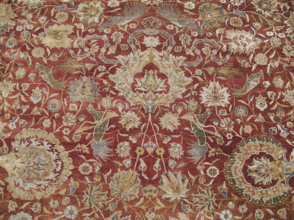 Antique Indian Lahore Rug, No.12353 - Gss