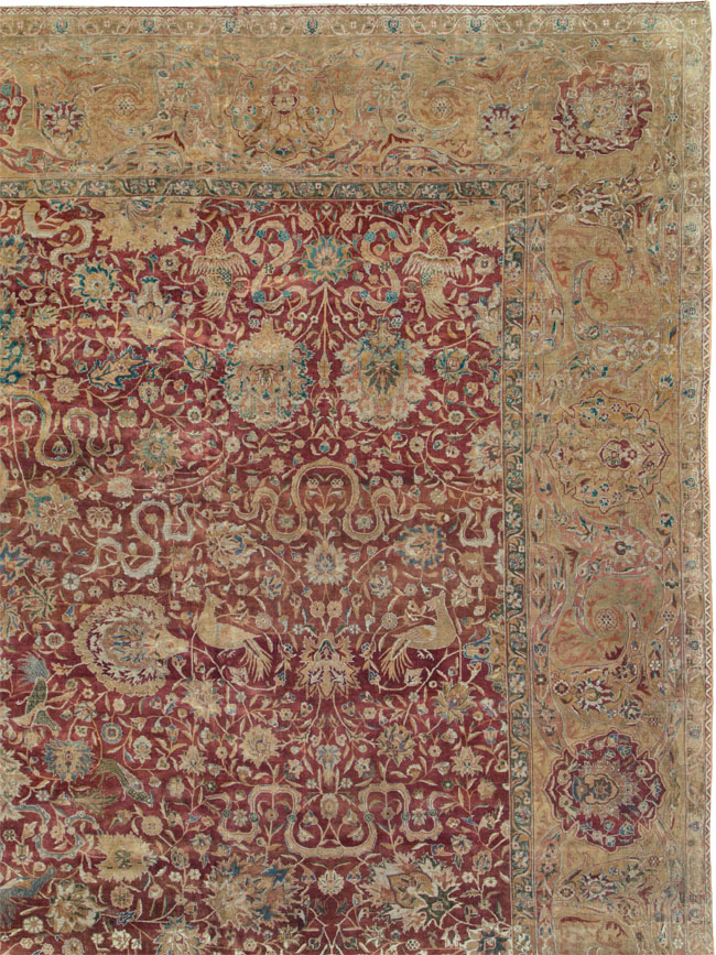 Antique Indian Lahore Rug, No.12353 - Gss
