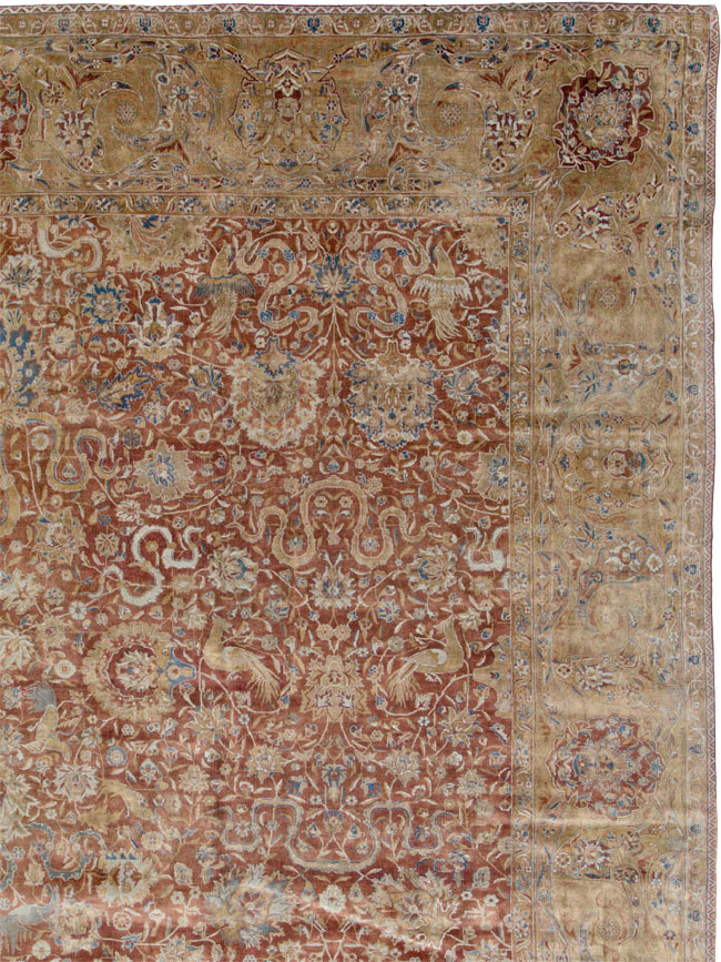 Antique Indian Lahore Rug, No.12353 - Gss