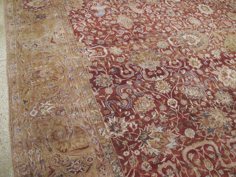 Antique Indian Lahore Rug, No.12353 - Gss