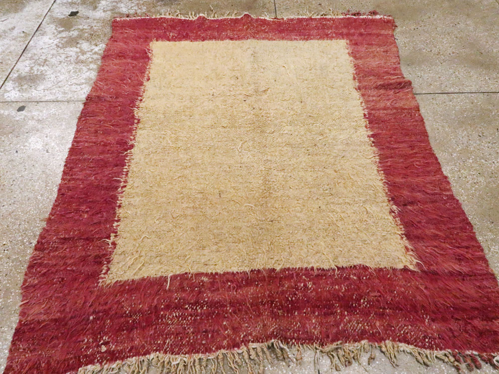 Vintage Turkish Tulu Rug, No.12361 - Gss