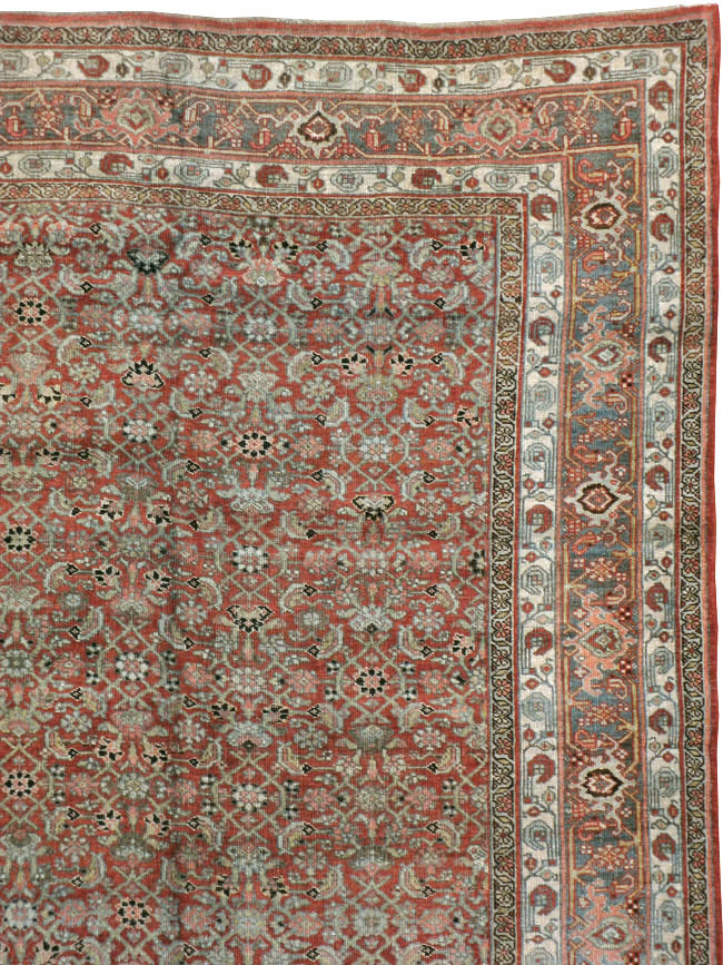 Antique Bidjar Persian Rug, No.12363 - Gss