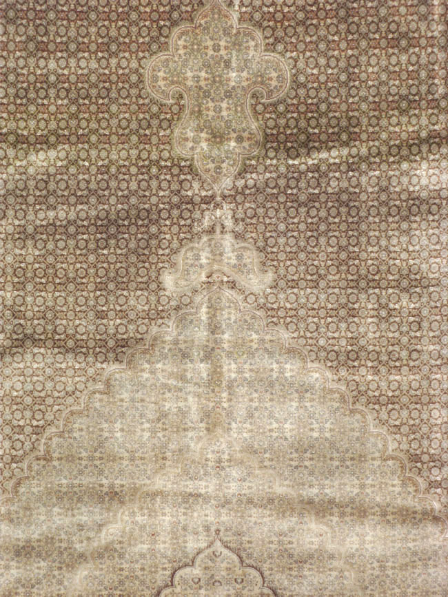 Vintage Persian Tabriz Rug, No.12405 - Gss