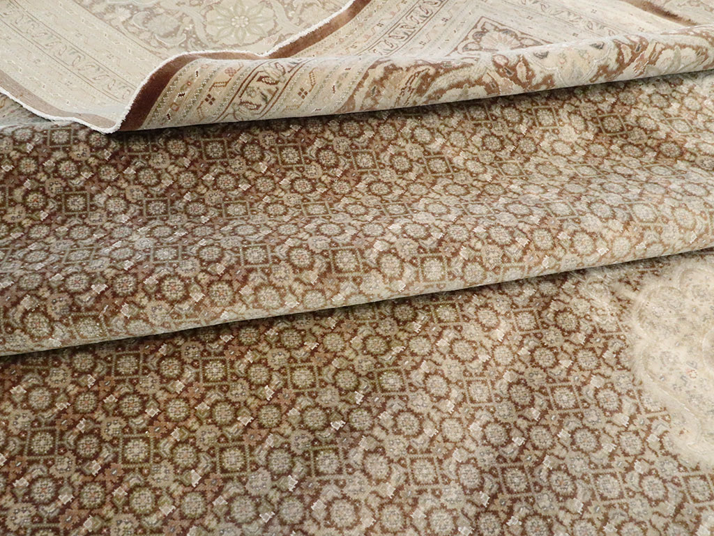 Vintage Persian Tabriz Rug, No.12405 - Gss