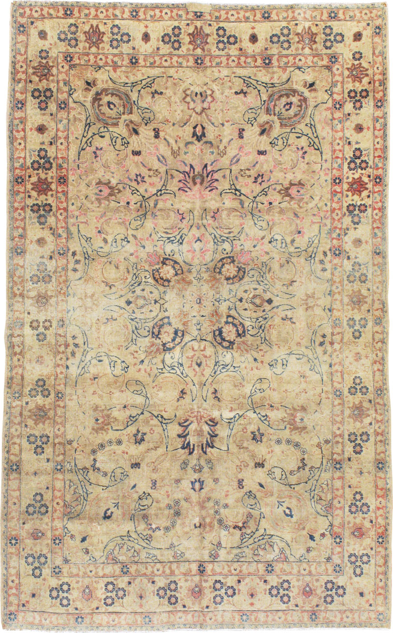 Antique Persian Tabriz Rug, No.12425 - Gss