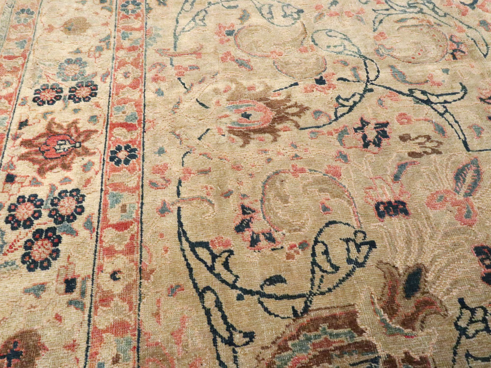 Antique Persian Tabriz Rug, No.12425 - Gss