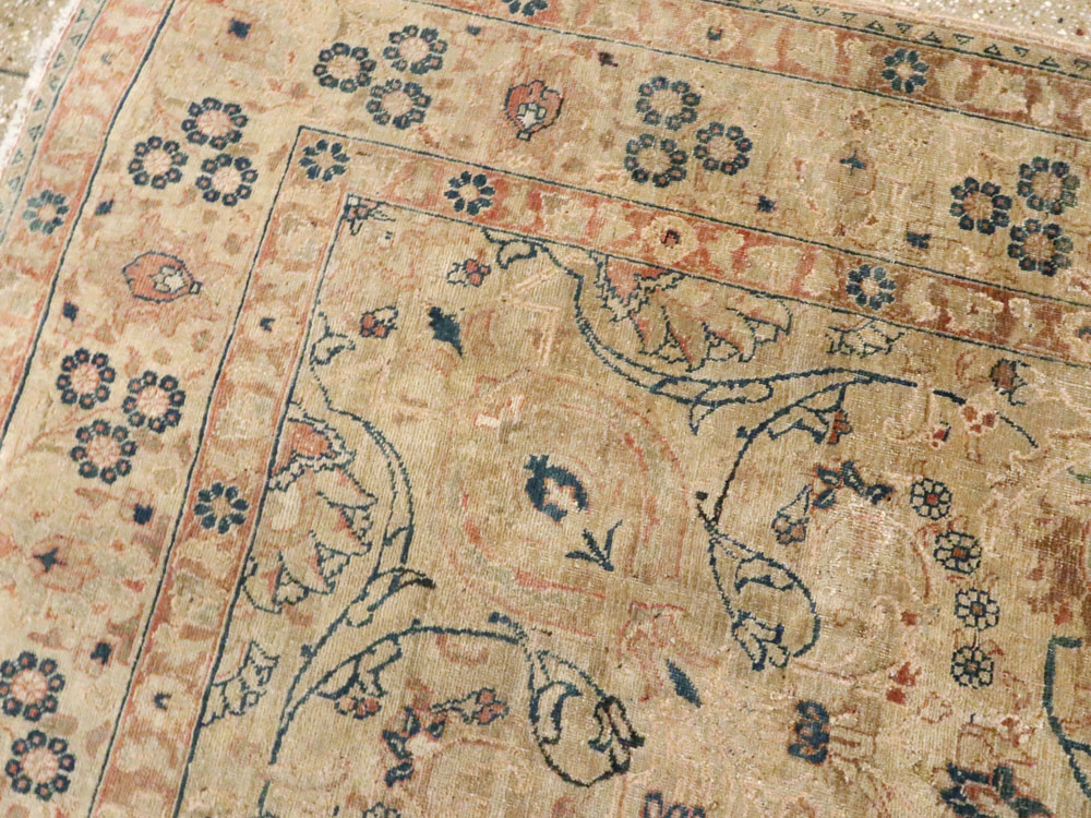 Antique Persian Tabriz Rug, No.12425 - Gss