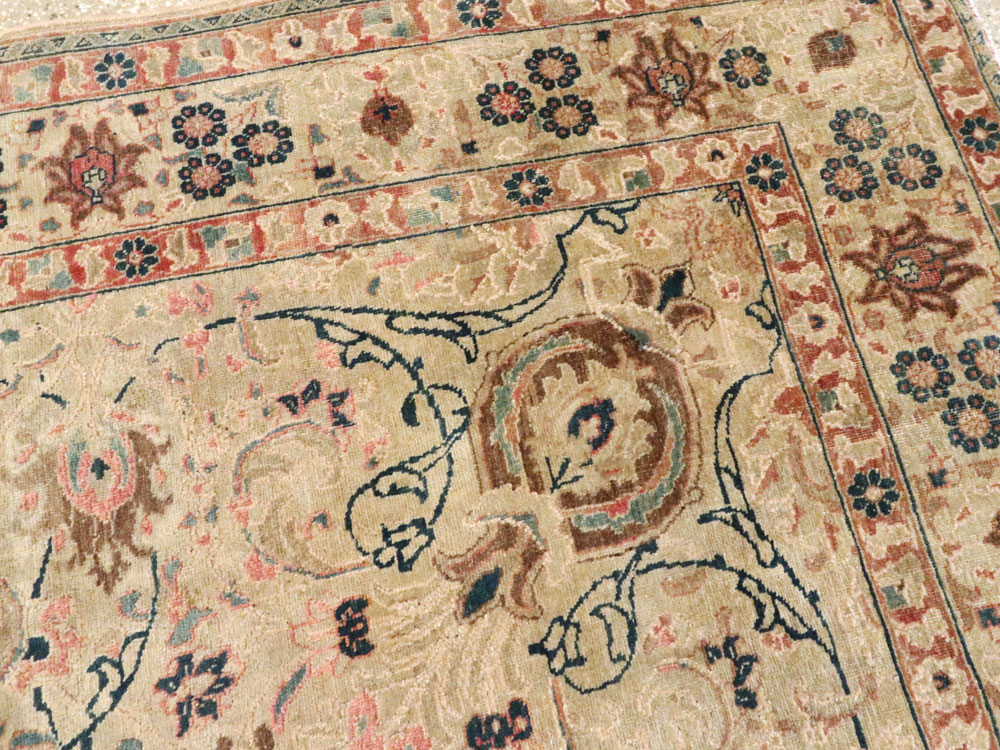 Antique Persian Tabriz Rug, No.12425 - Gss
