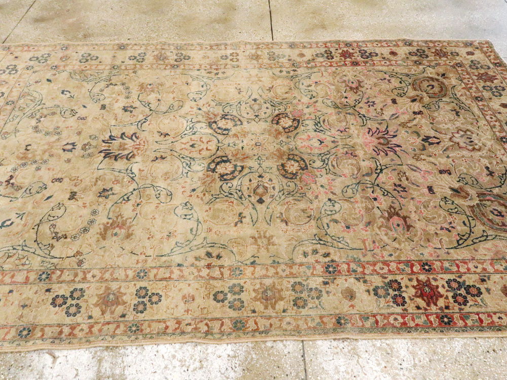 Antique Persian Tabriz Rug, No.12425 - Gss
