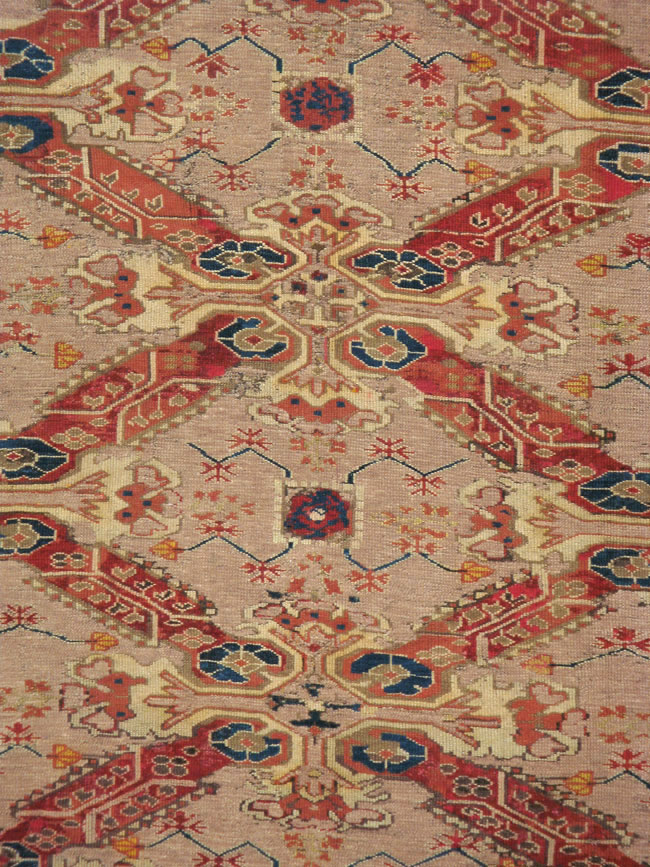 Antique Caucasian Karabagh Rug, No.12447 - Gss