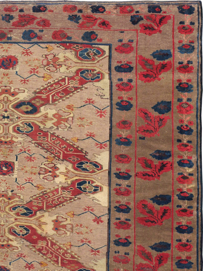 Antique Caucasian Karabagh Rug, No.12447 - Gss
