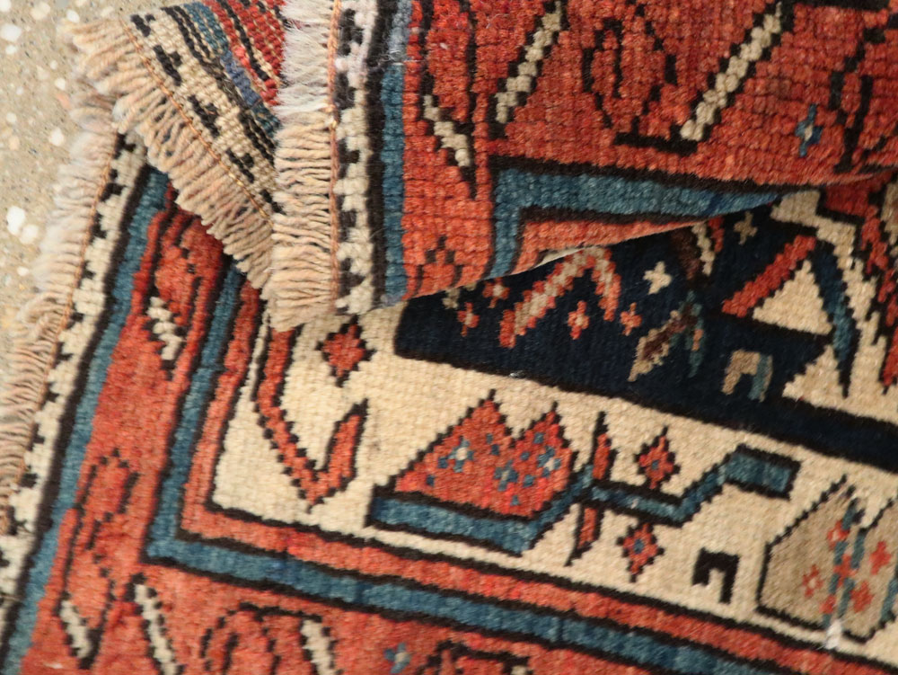 Vintage Caucasian Kuba Bag Face (Pair: 1 of 2), No.12450 - Gss