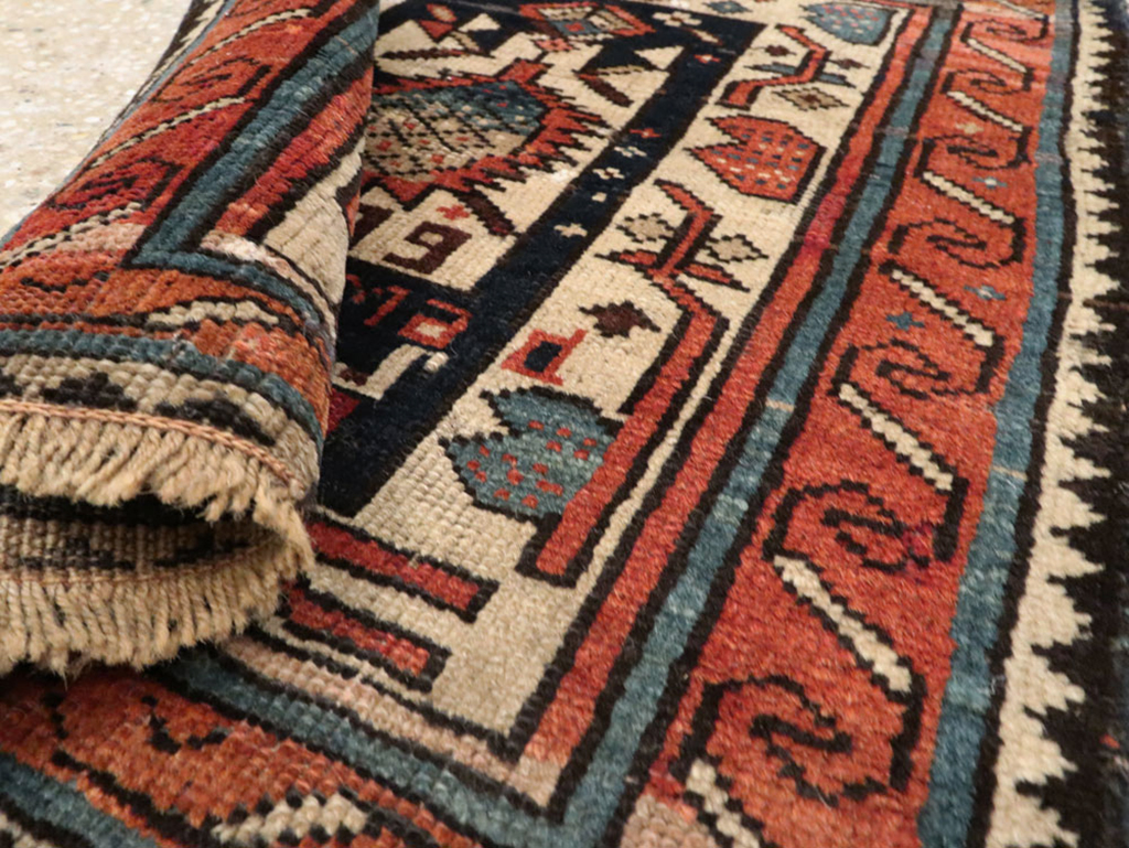 Vintage Caucasian Kuba Bag Face (Pair: 2 of 2), No.12451 - Gss