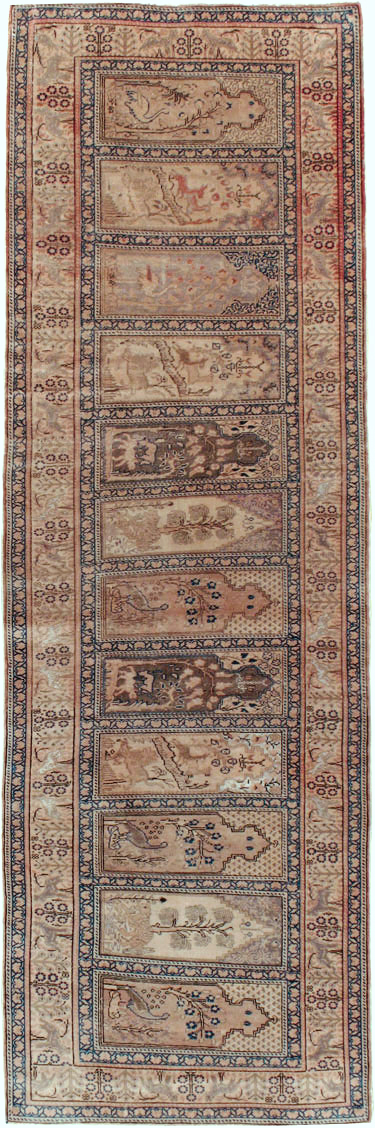Vintage Turkish Sivas Runner, No.12460 - Gss