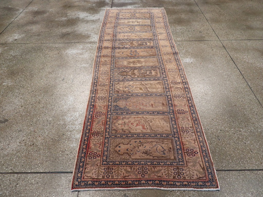 Vintage Turkish Sivas Runner, No.12460 - Gss