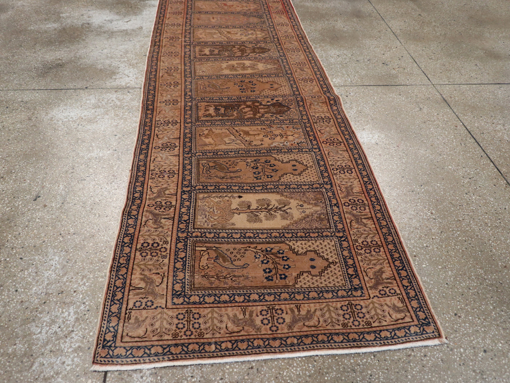 Vintage Turkish Sivas Runner, No.12460 - Gss