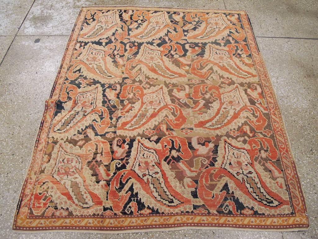 Antique Caucasian Karabagh Rug, No.12474 - Gss