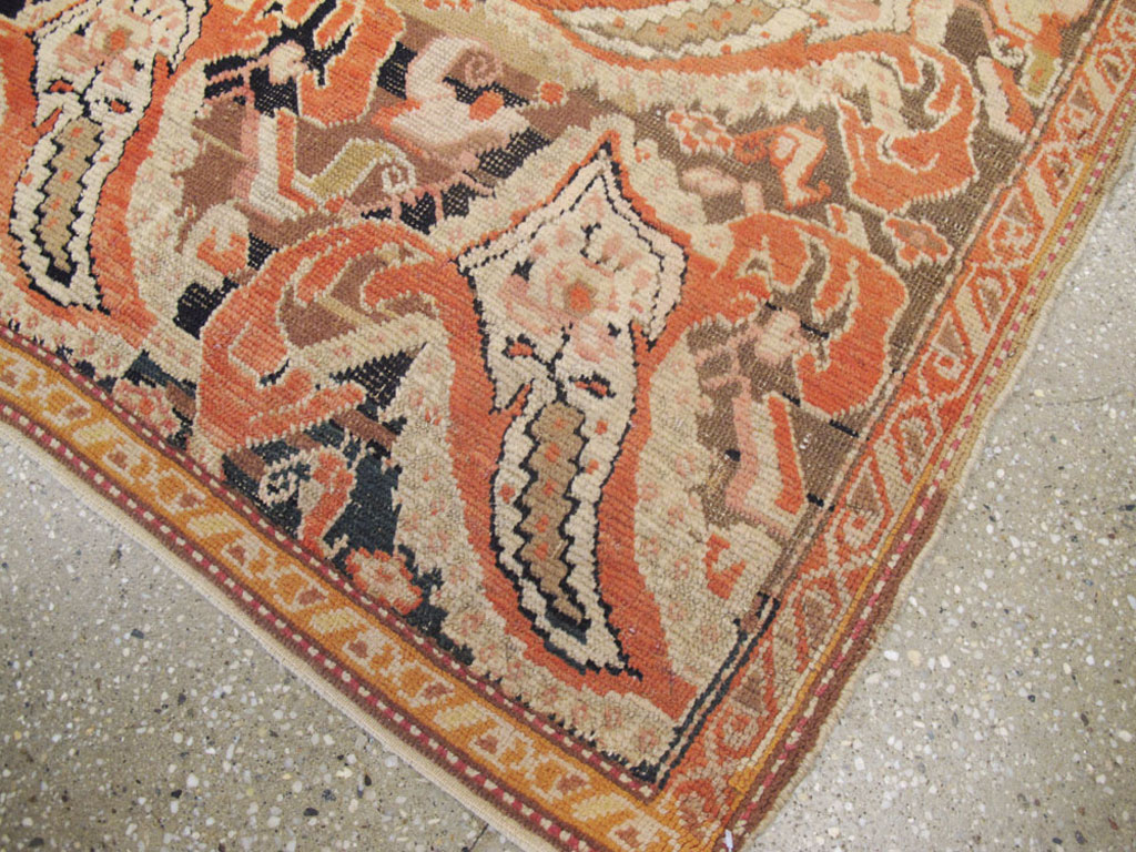 Antique Caucasian Karabagh Rug, No.12474 - Gss