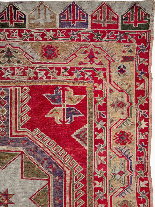 Antique Turkish Anatolian Rug, No.12533 - Gss