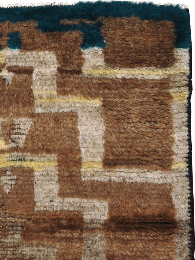 Vintage Turkish Tulu Rug, No.12541 - Gss