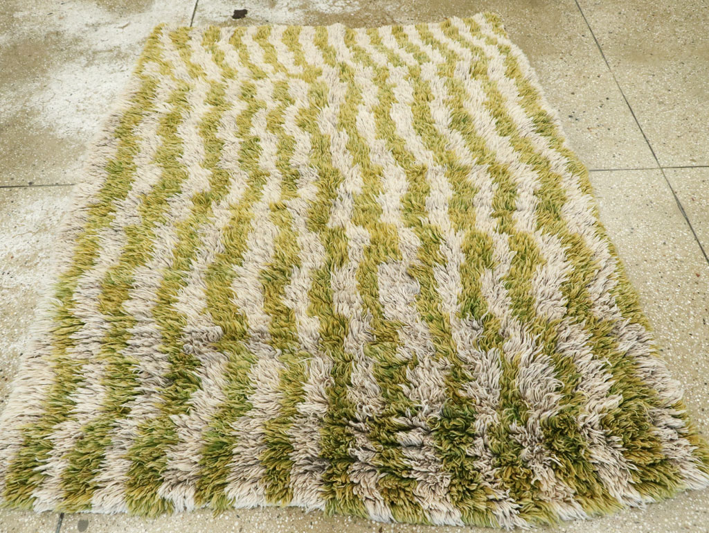 Vintage Turkish Tulu Rug, No.12543 - Gss