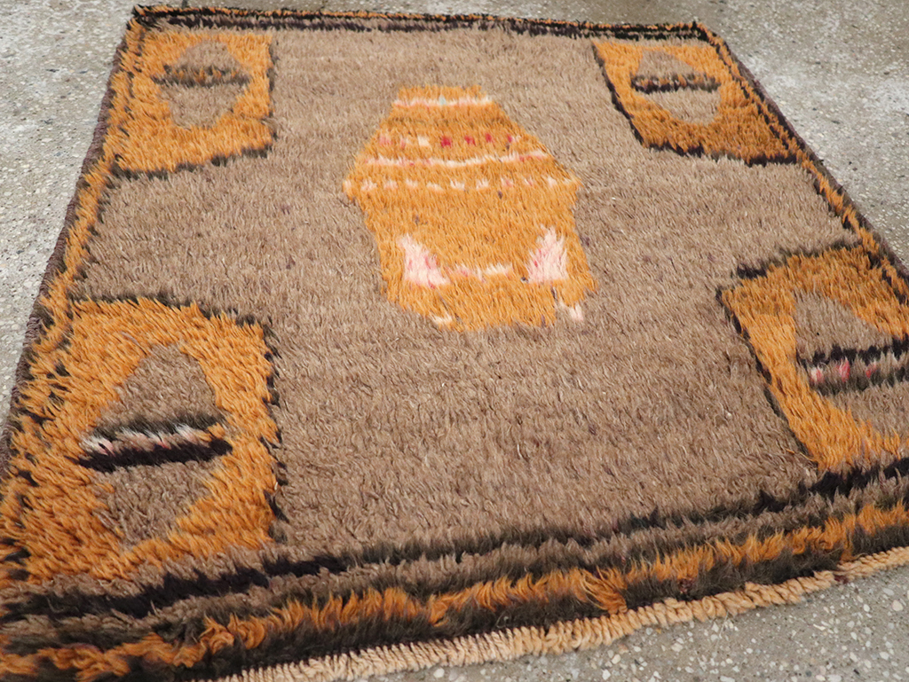 Vintage Turkish Konya Rug, No.12547 - Gss