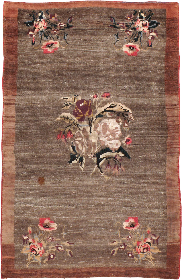 Vintage Turkish Anatolian Throw Rug, No.12553 - Gss