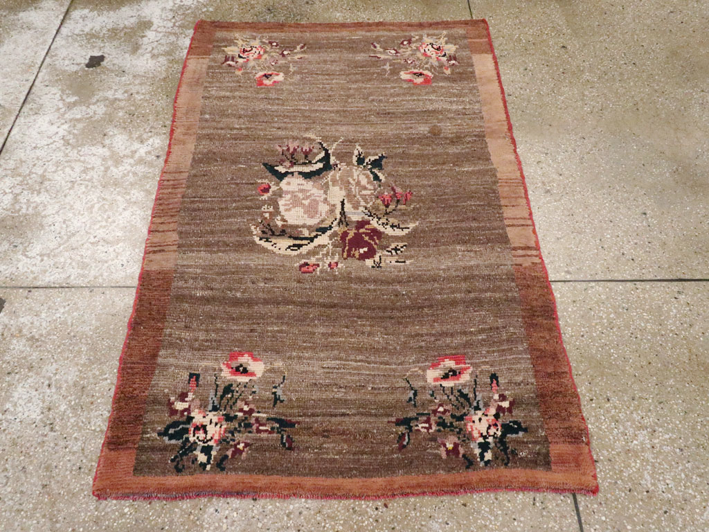 Vintage Turkish Anatolian Throw Rug, No.12553 - Gss