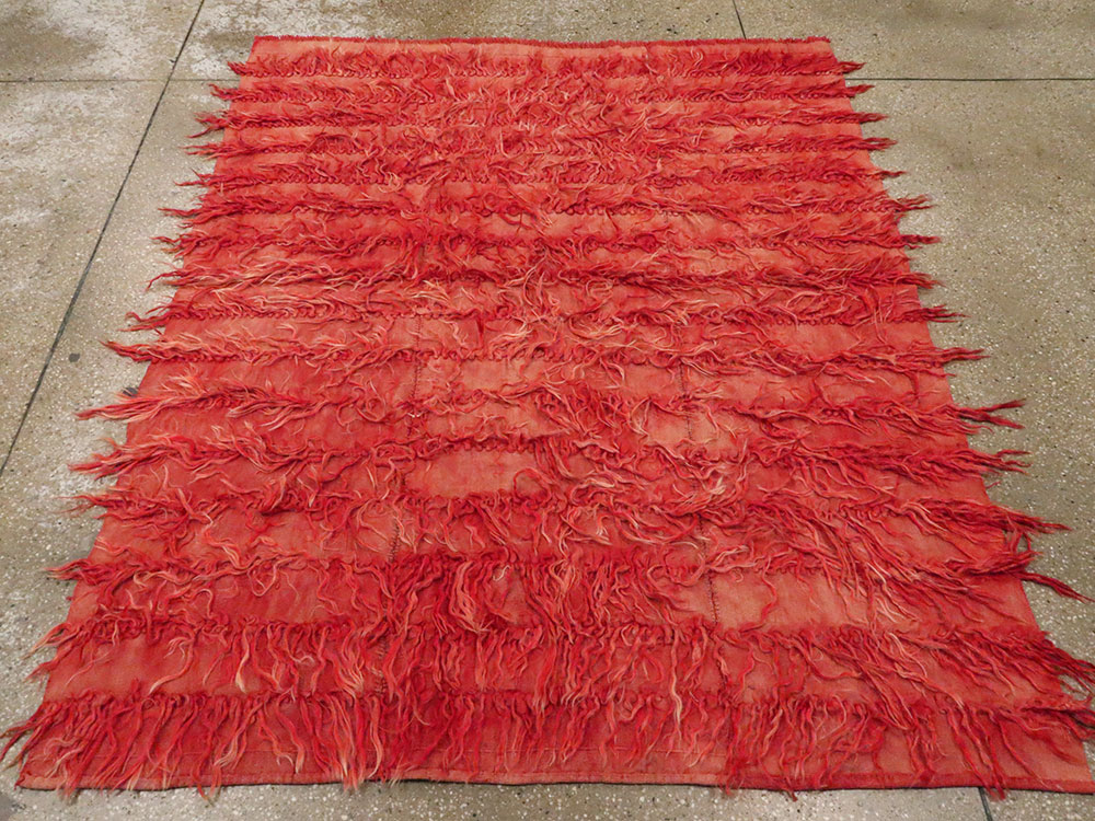 Vintage Turkish Tulu Rug, No.12567 - Gss