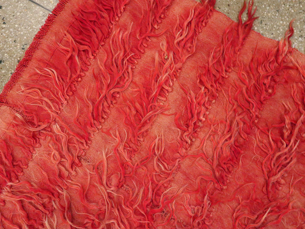 Vintage Turkish Tulu Rug, No.12567 - Gss