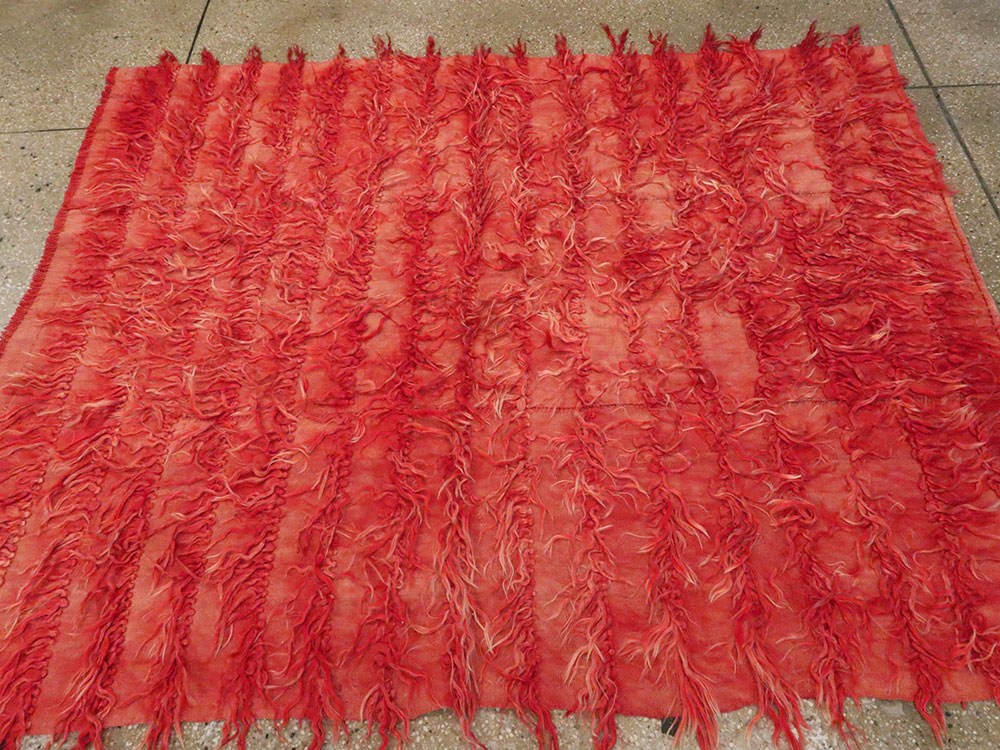 Vintage Turkish Tulu Rug, No.12567 - Gss