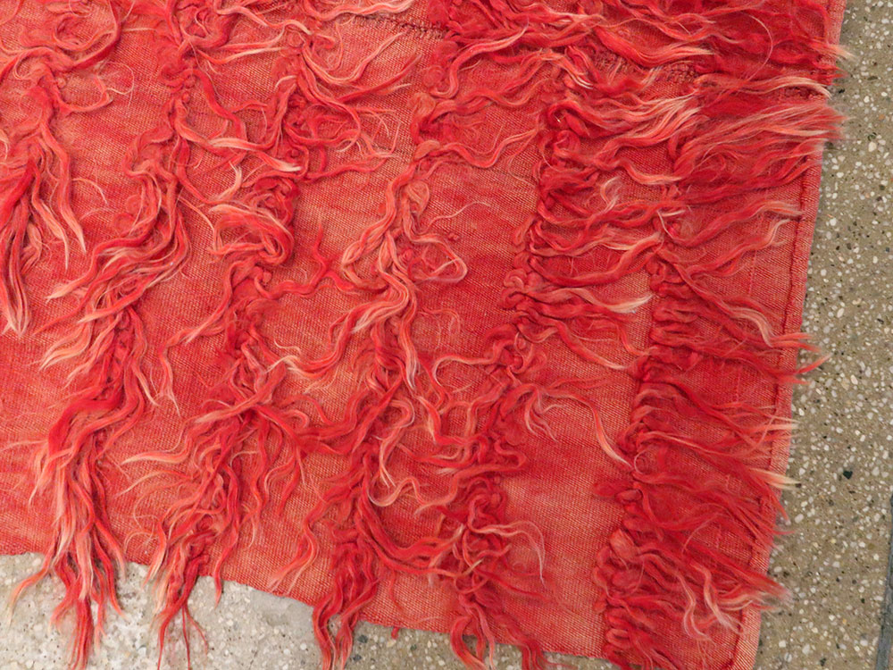 Vintage Turkish Tulu Rug, No.12567 - Gss