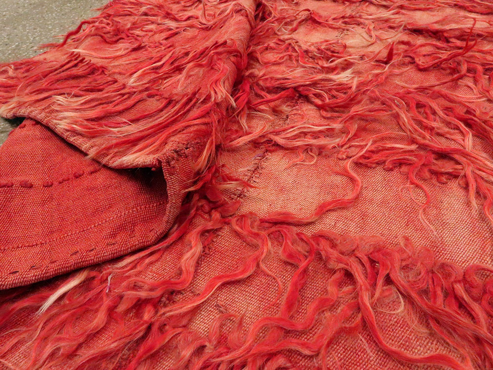 Vintage Turkish Tulu Rug, No.12567 - Gss