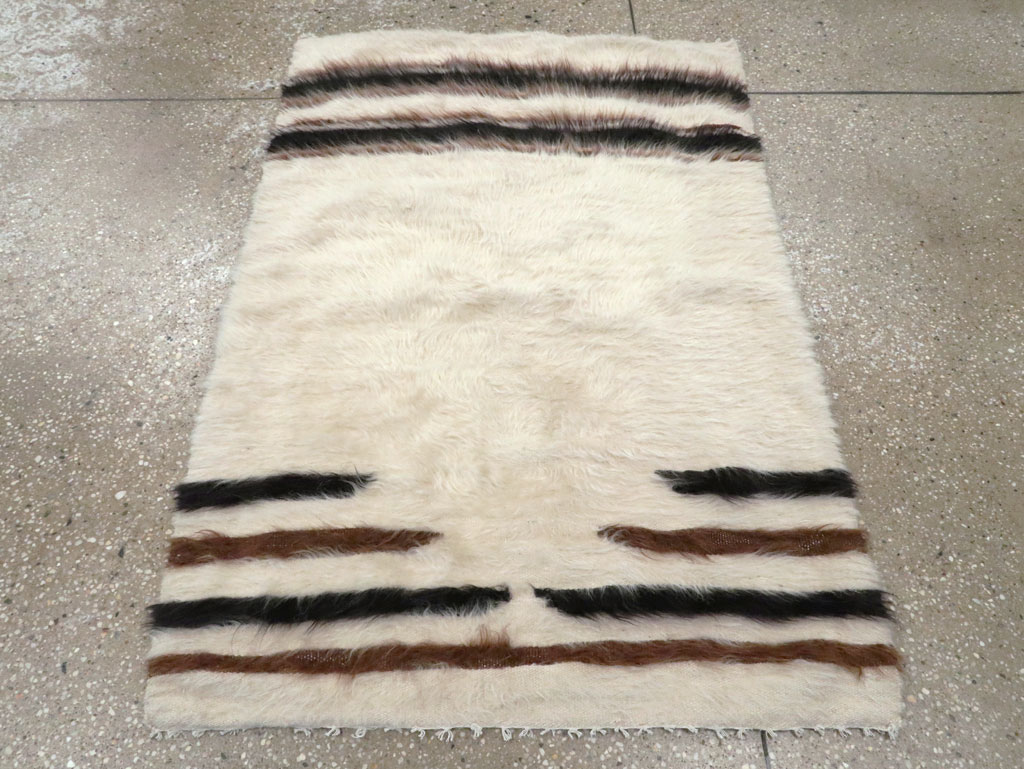 Vintage Turkish Mohair Rug, No.12573 - Gss