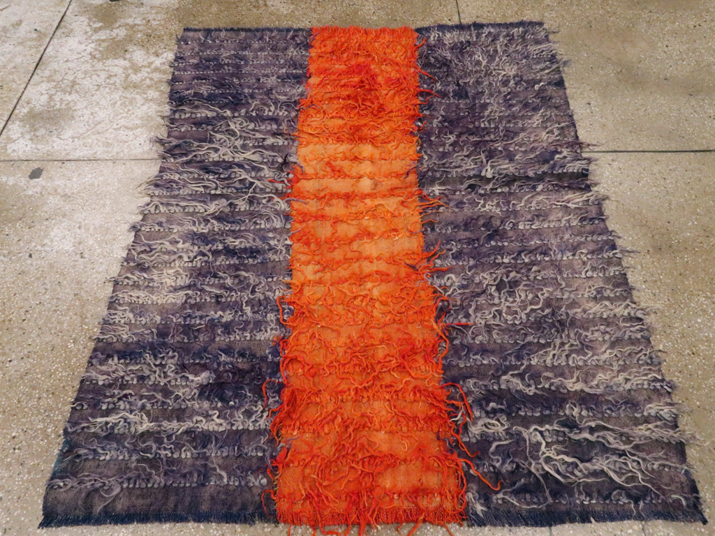Vintage Turkish Tulu Rug, No.12585 - Gss