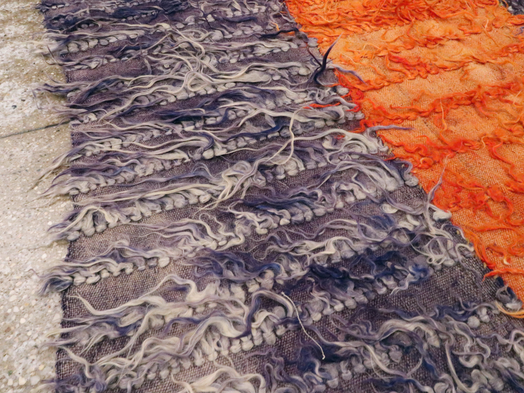 Vintage Turkish Tulu Rug, No.12585 - Gss