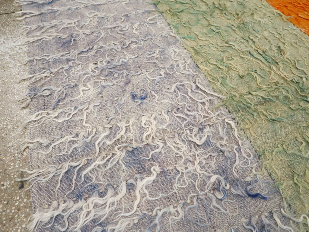 Vintage Turkish Tulu Rug, No.12591 - Gss