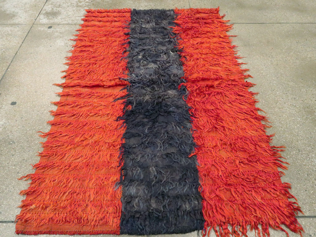 Vintage Turkish Tulu Rug, No.12593 - Gss