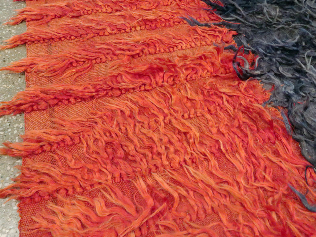 Vintage Turkish Tulu Rug, No.12593 - Gss