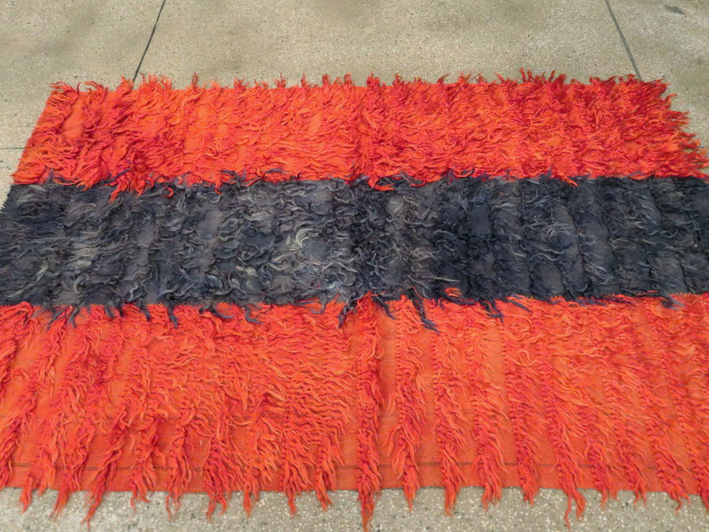 Vintage Turkish Tulu Rug, No.12593 - Gss