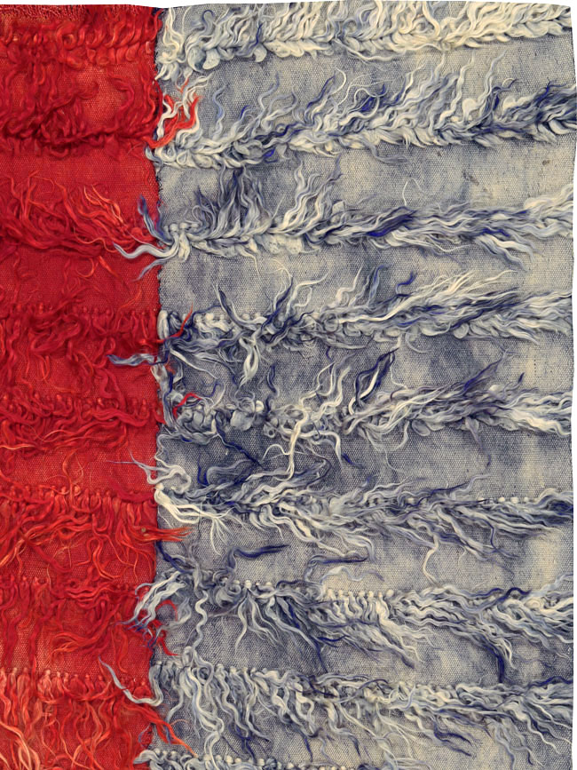 Vintage Turkish Tulu Rug, No.12594 - Gss