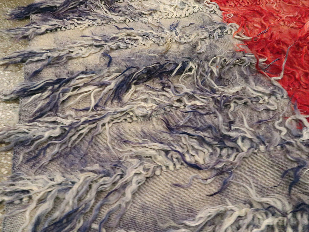 Vintage Turkish Tulu Rug, No.12594 - Gss