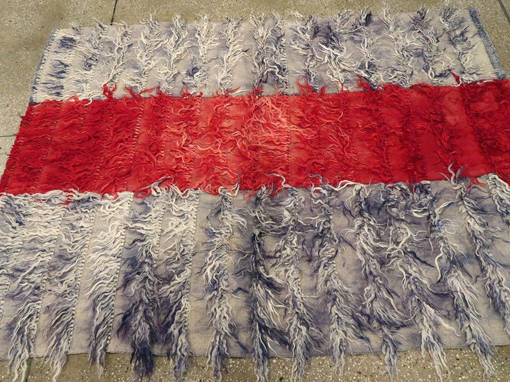 Vintage Turkish Tulu Rug, No.12594 - Gss