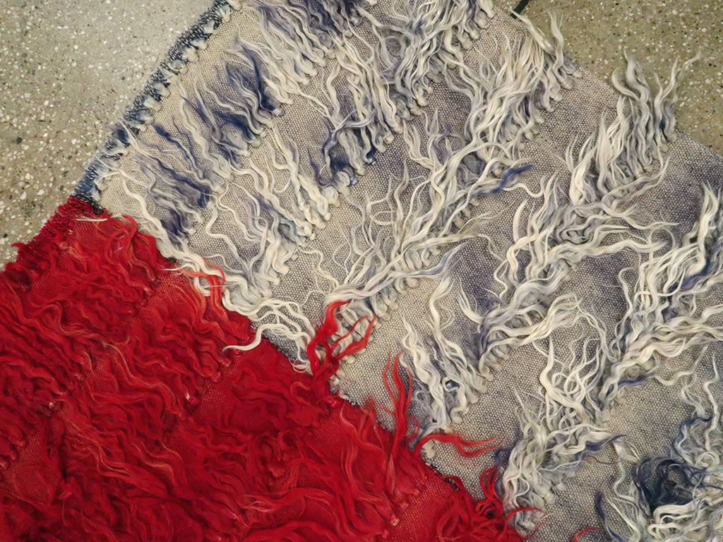 Vintage Turkish Tulu Rug, No.12594 - Gss