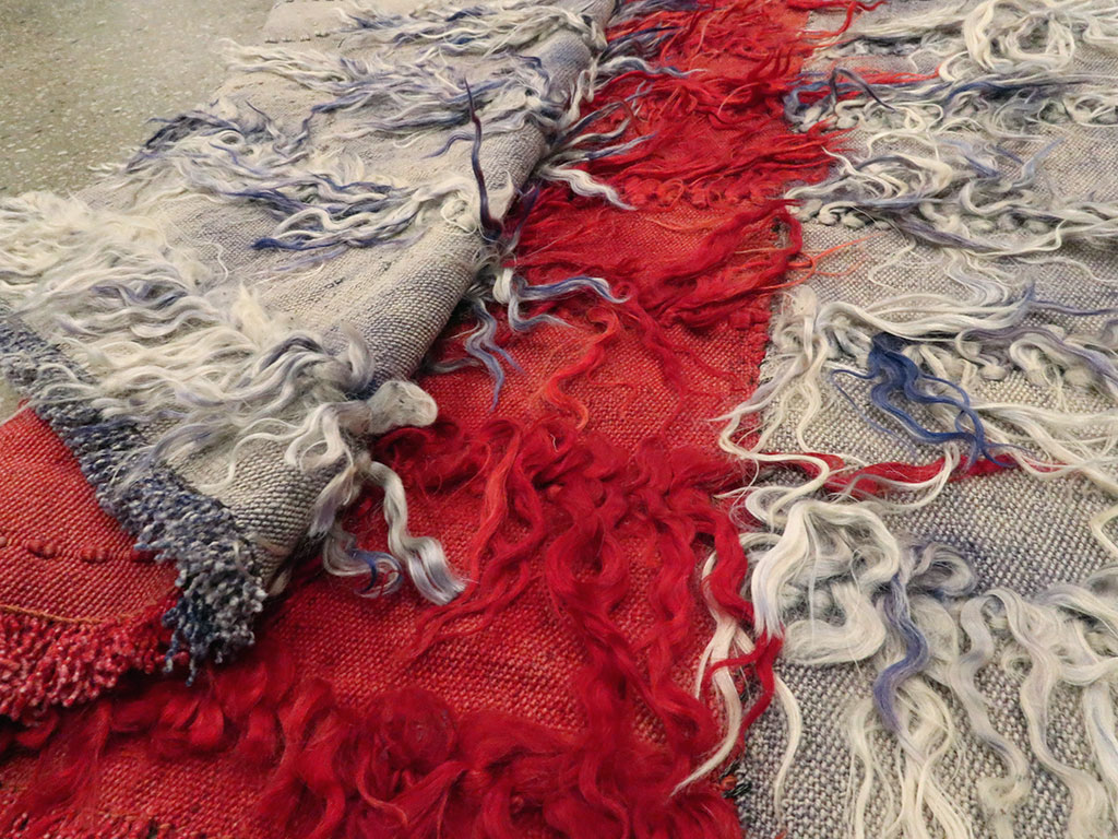 Vintage Turkish Tulu Rug, No.12594 - Gss