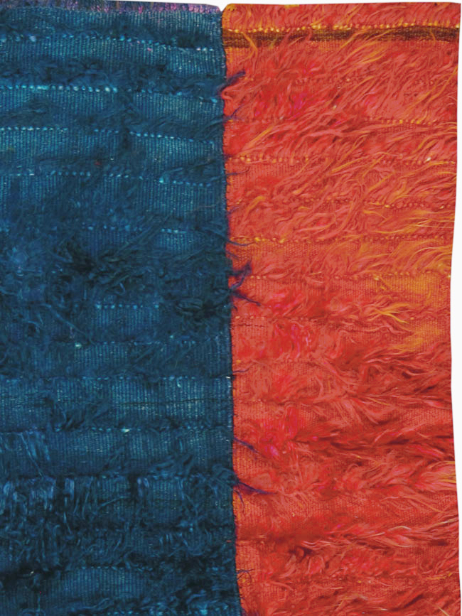 Vintage Turkish Tulu Rug, No.12595 - Gss