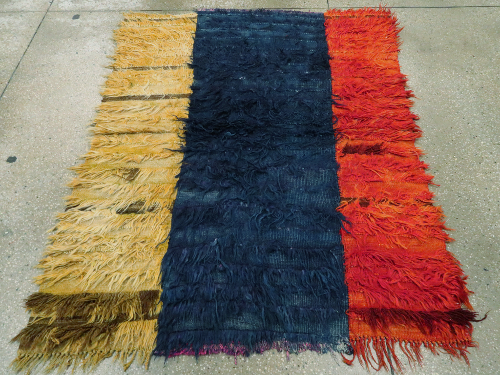 Vintage Turkish Tulu Rug, No.12595 - Gss