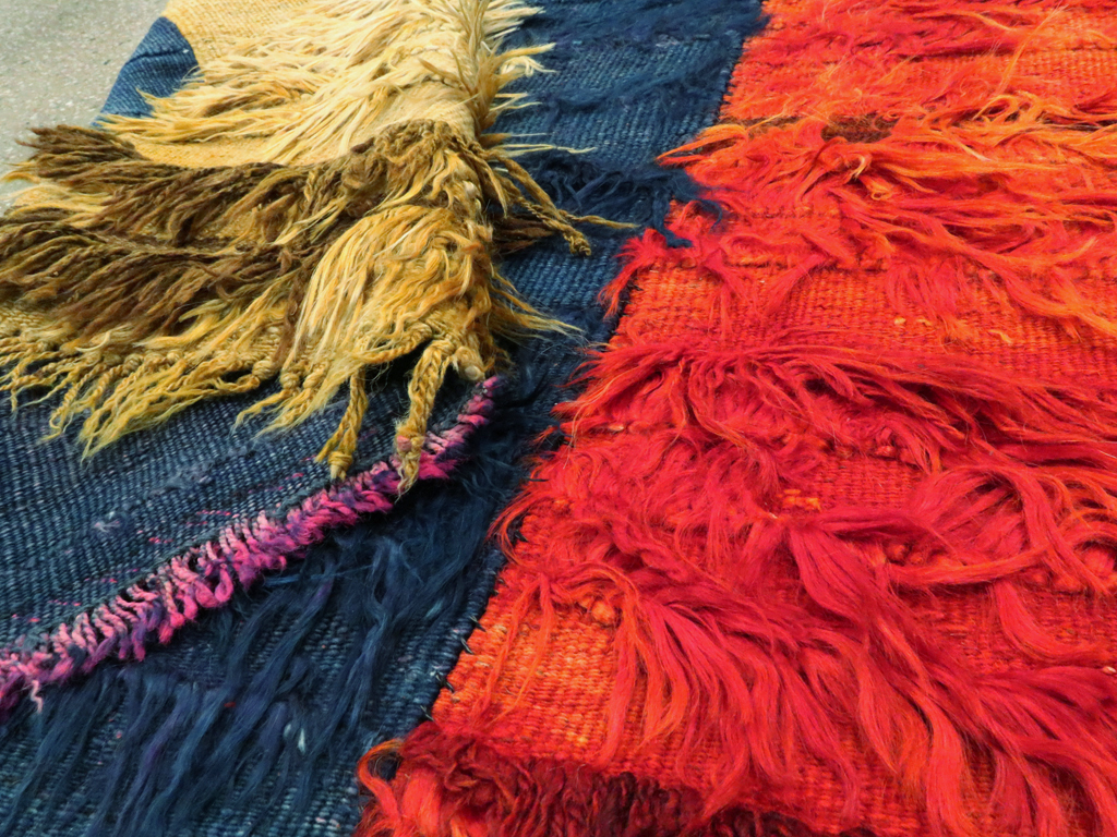 Vintage Turkish Tulu Rug, No.12595 - Gss