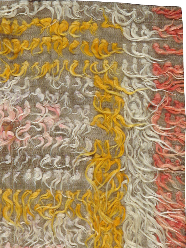 Vintage Turkish Tulu Rug, No.12604 - Gss