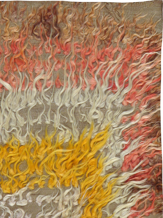 Vintage Turkish Tulu Rug, No.12604 - Gss